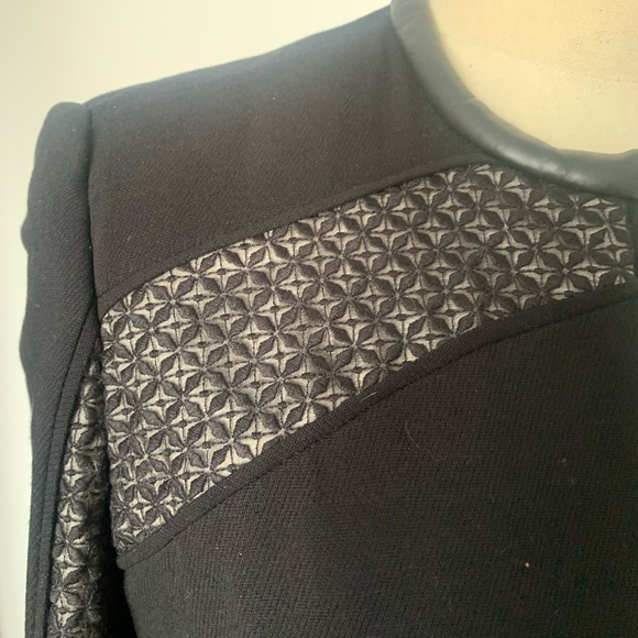 The Kooples black zip up jacket size 4 - Picture 2 of 9